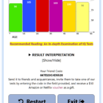 iq logical intelligence test example result